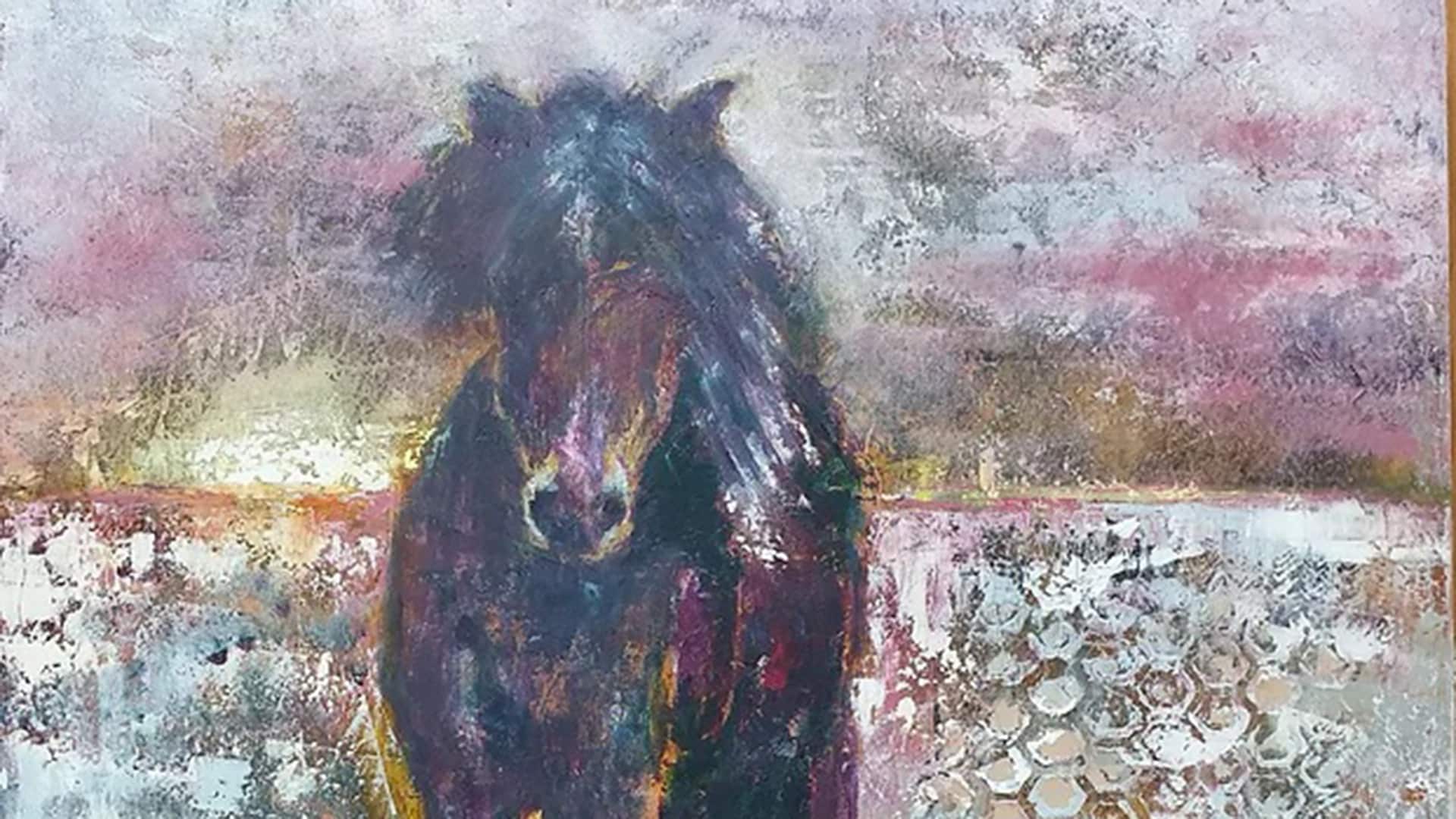 Painting of horse by Kathy Nettles